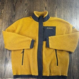 KLIM Yellow Mustard Fleece Jacket Men’s Medium